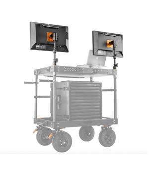 501-025 INOVATIV  Twin Two-Stage Risers With 2 Pro Monitor Mounts (예약상품)