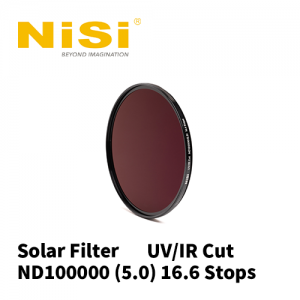 솔라 필터 Solar Filter UV/IR Cut ND100000 (5.0) 16.6 Stops