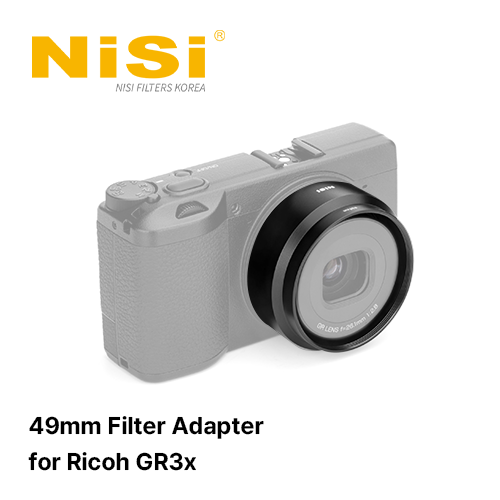 그린촬영시스템,Ricoh GR3x용 49mm 필터 어댑터 | 49mm Filter Adapter for Ricoh GR3x