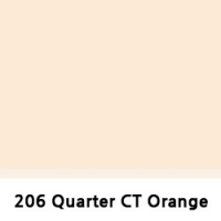 QUARTER CT ORANGE (CTO) 4600K