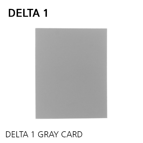 그린촬영시스템,Delta 1 Gray Card 8x10"